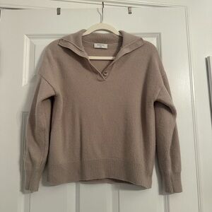 Babaton Cashmere Sweater in Taupe